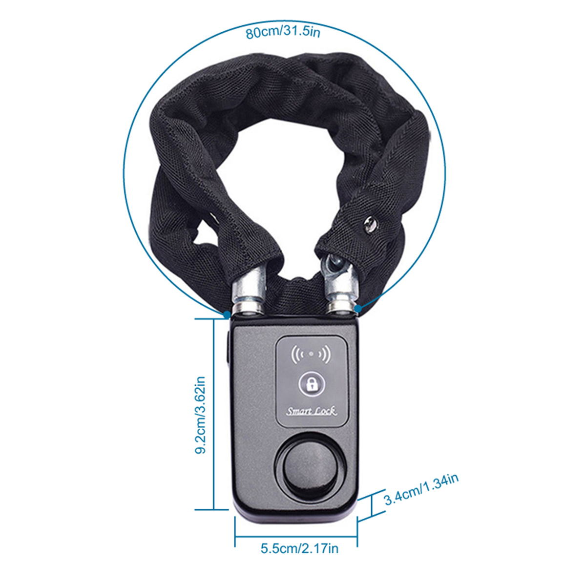 Smart Bluetooth Chain Lock Key - Security Chain Door recension och pris