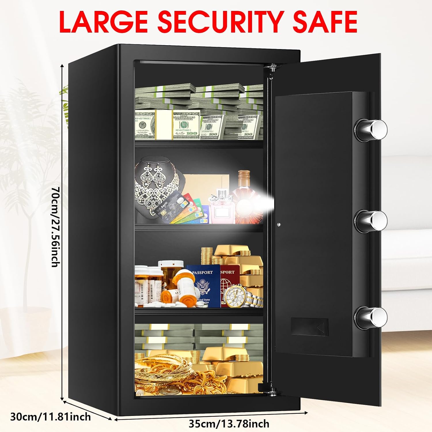 Fire Proof Safe for Home Docum - Fire Safe Document recension och pris