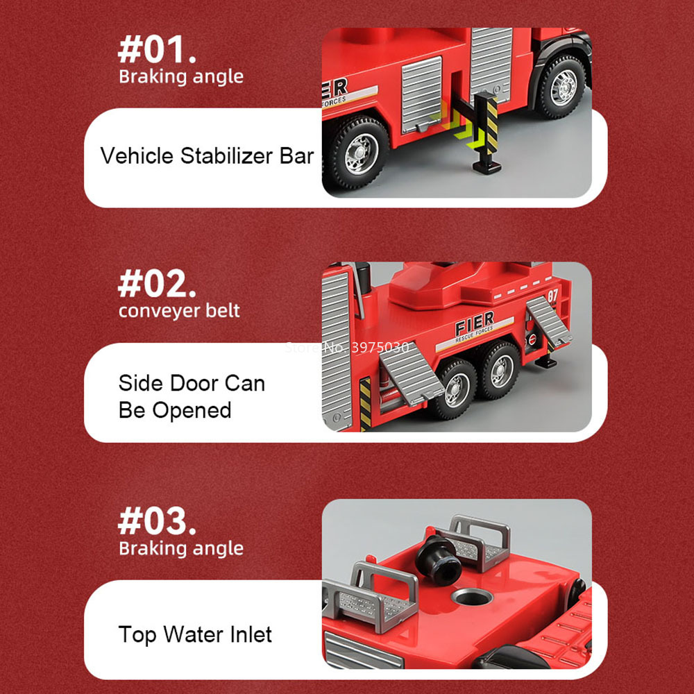 1:32 Scale Fire Engine Model C - Fire Escape Ladder recension och pris