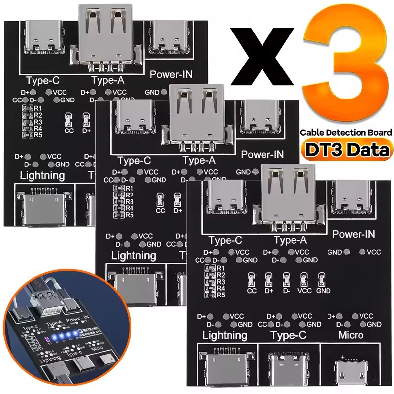 DT3 Data Cable Detection Board - Co Detector Plug recension och pris