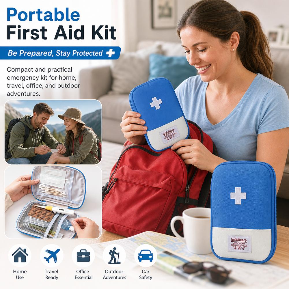 Large Capacity Portable First  - First Aid Bag Kit recension och pris