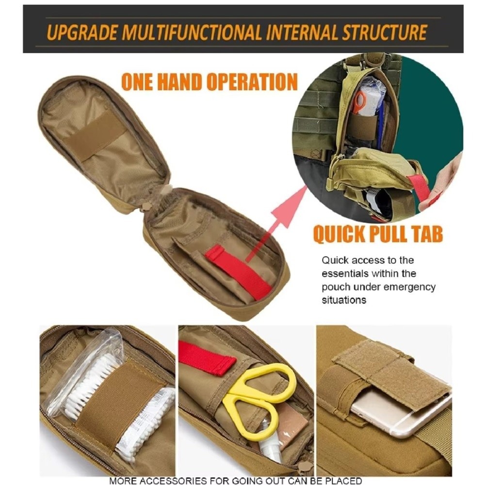 Portable First Aid Kit Drop Le - First Aid Bag Kit recension och pris