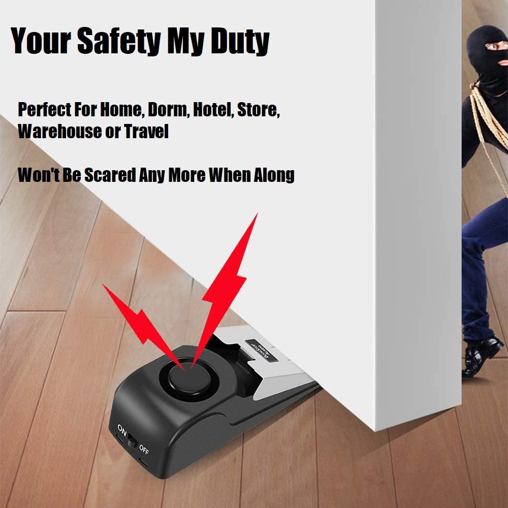 1Pc Door Stopper Alarm Portabl - Door Stop Alarm recension och pris