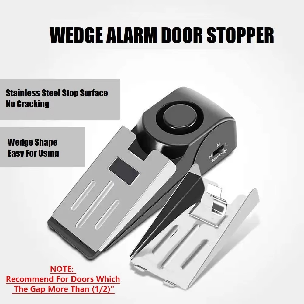 120db Wireless Stainless Steel - Door Stop Alarm recension och pris