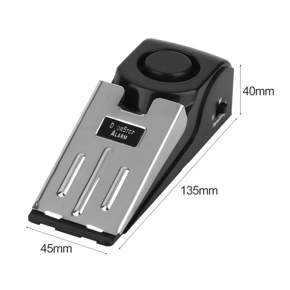 125 DB Anti-theft Burglar Stop - Door Stop Alarm recension och pris