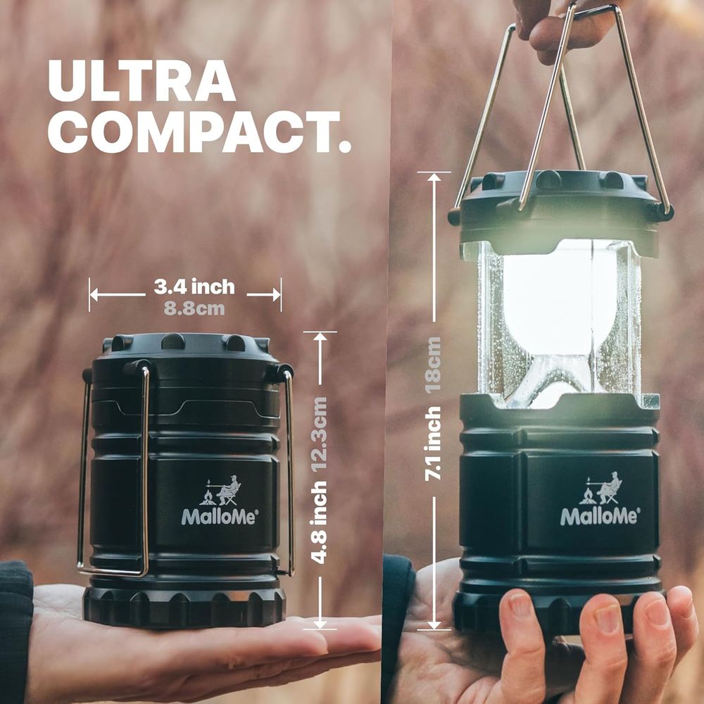 Multicolor LED Camping Lantern - Power Outage Light recension och pris