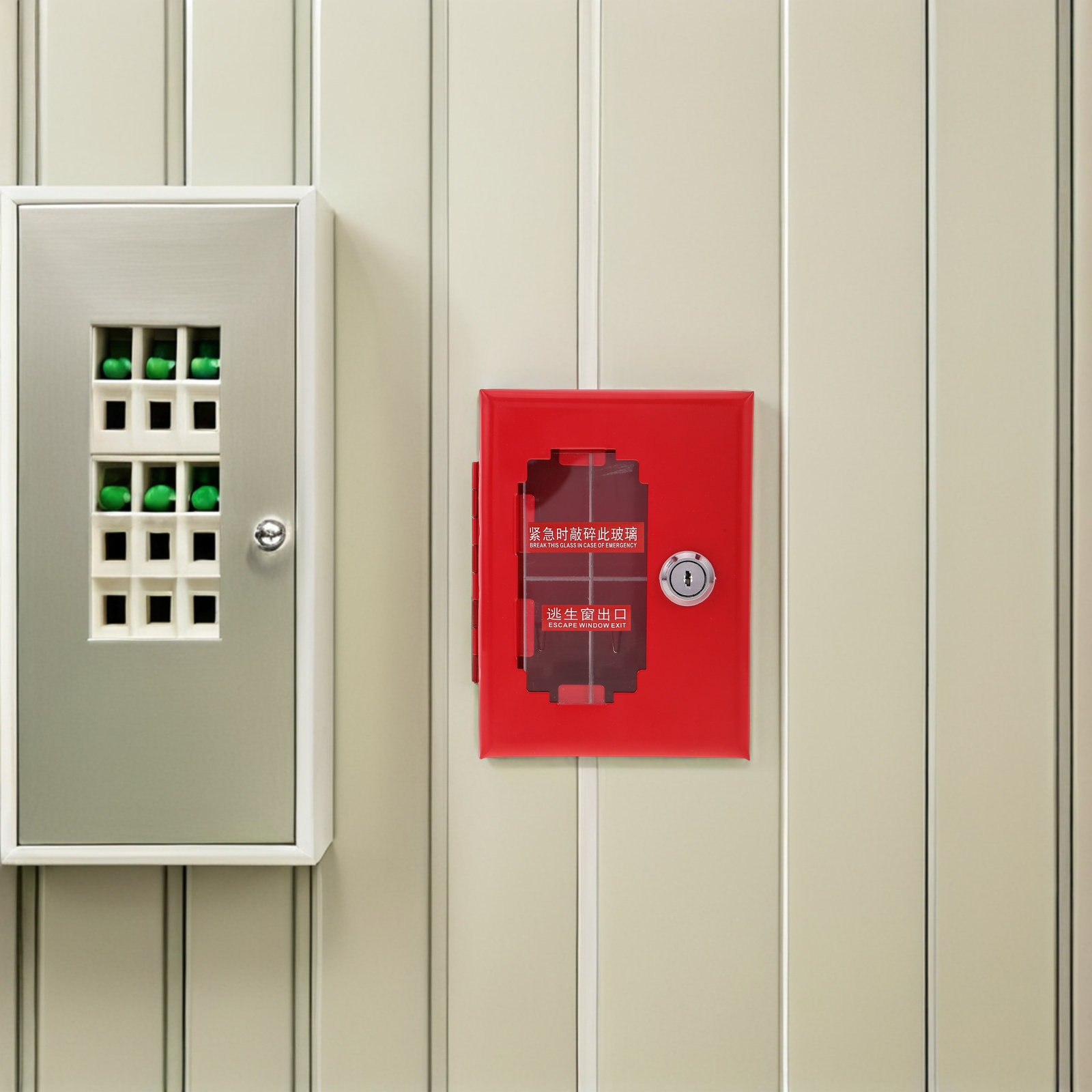 Metal Wall Mounted Emergency K - Lockbox Key Secure recension och pris